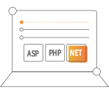 支持ASP、PHP、.Net等多種語(yǔ)言開(kāi)發(fā)